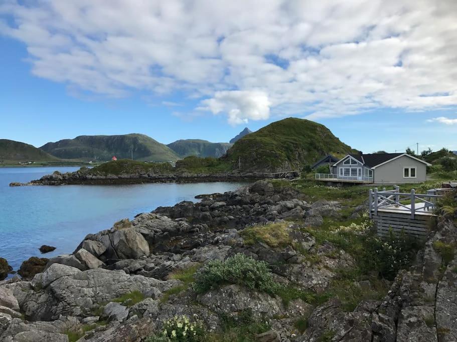 Hytte Ved Sjoen Napp Exterior foto